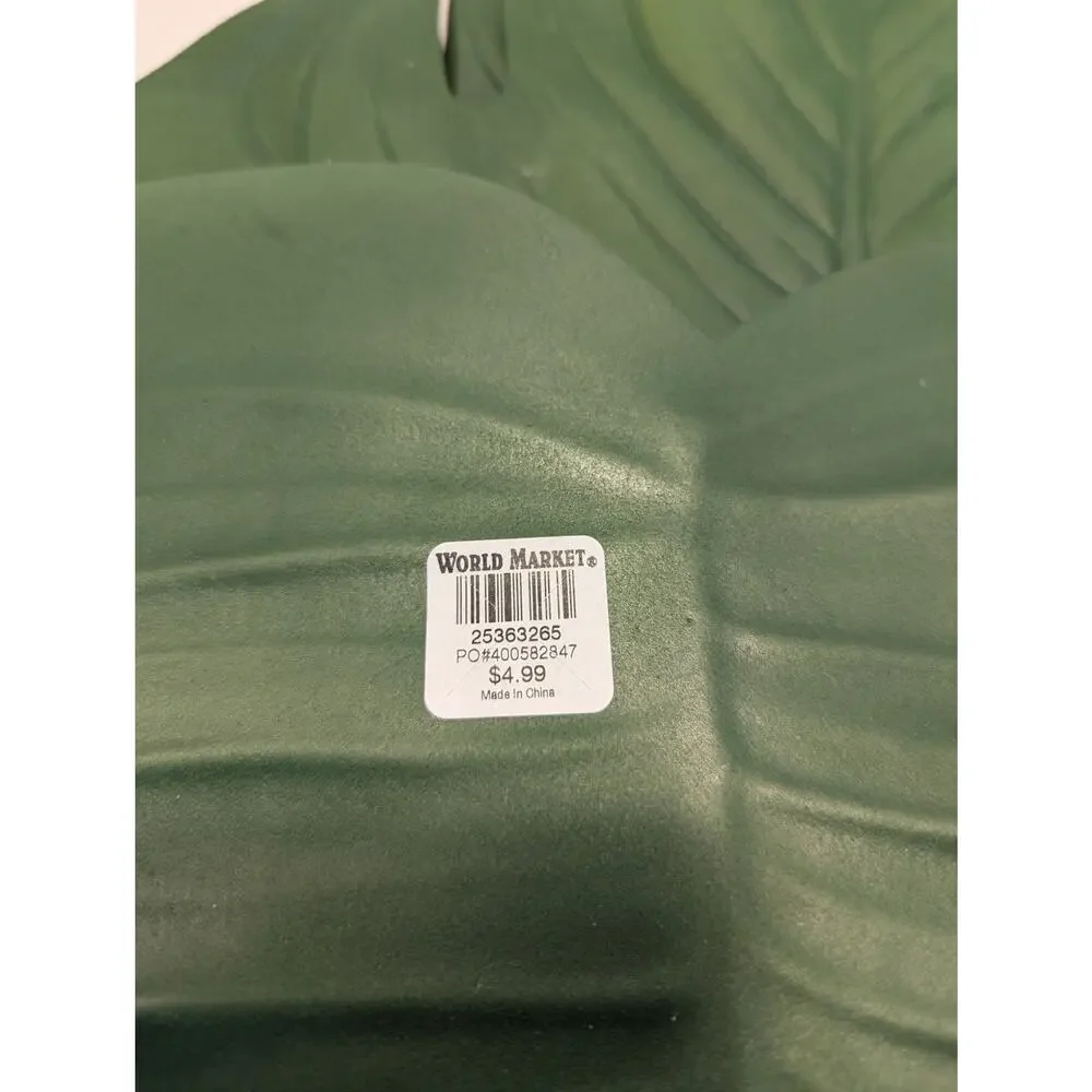 World Market Monstera Leaf Placemats Green Tropical Table Mats set 12 17